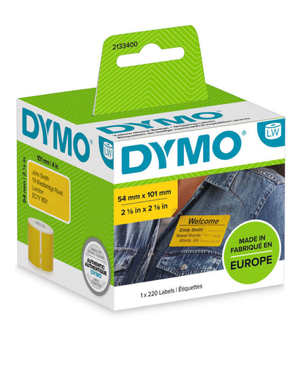 Dymo LabelWriter Standard Shipping Labels Yellow (54 x 101mm)