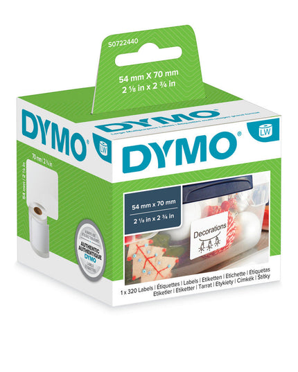 Dymo LabelWriter Multipurpose Disk Labels (54 x 70mm)