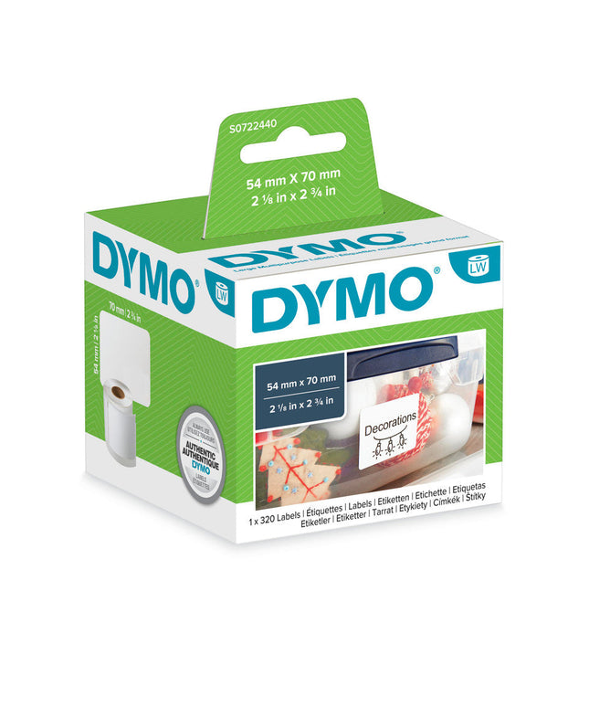 Dymo LabelWriter Multipurpose Disk Labels (54 x 70mm)