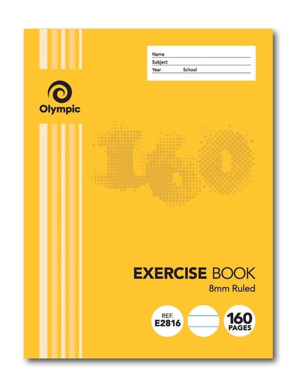 Olympic Exercise Book 225x175mm 160 Page 8mm