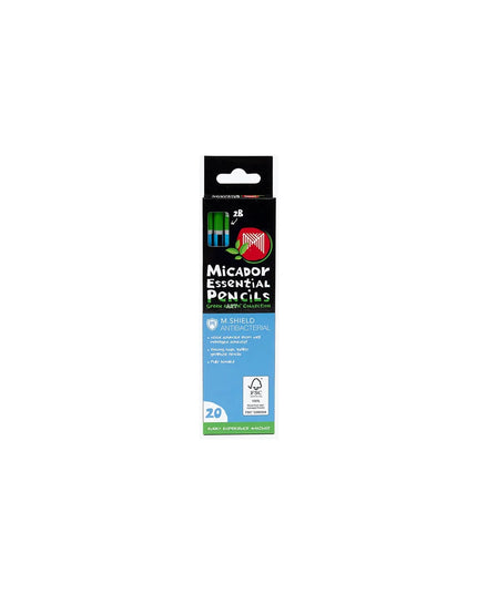 Micador M.Shield Essentials Pencils 20 Pack 2B