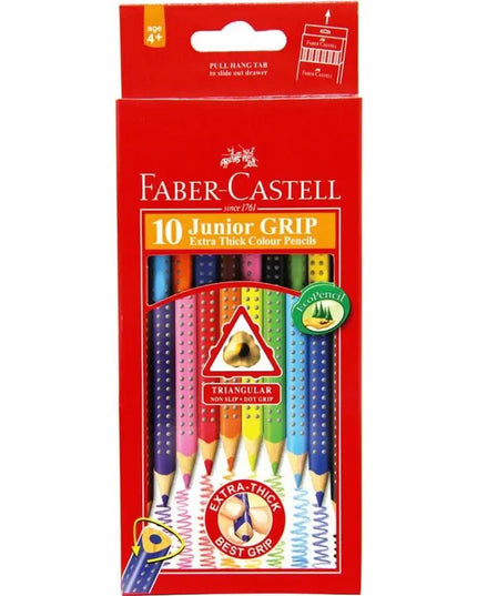 Faber Castell Junior Colour Pencil Asstorted (10 pk)