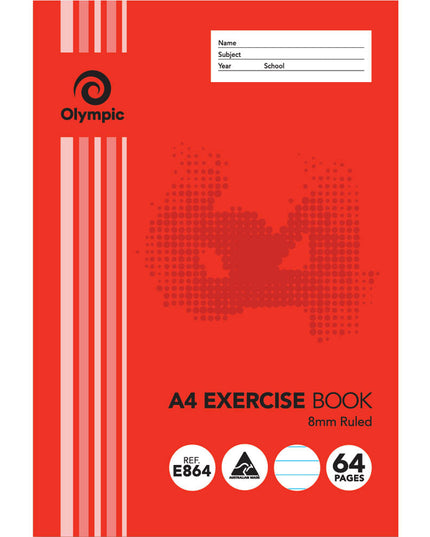 Olympic Exercise Book- A4 - 64 Pages
