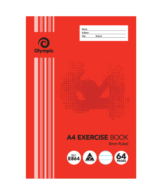Olympic Exercise Book- A4 - 64 Pages