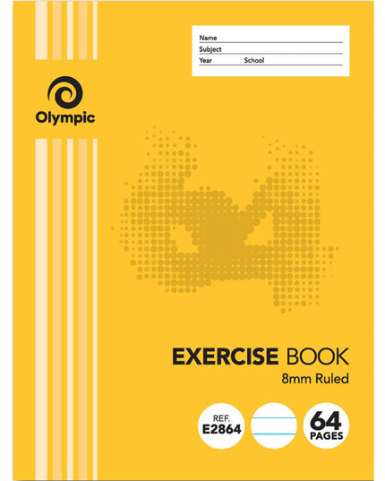 Olympic Exercise Book 225x175mm 64 Page 8mm