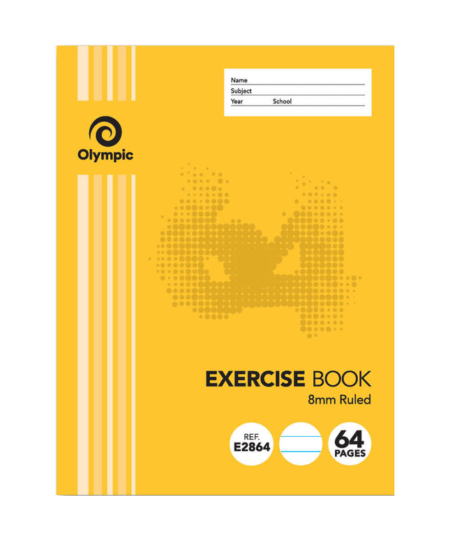 Olympic Exercise Book 225x175mm 64 Page 8mm