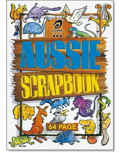 Olympic Scrapbook Aussie 60gsm 335x240mm 64 pages