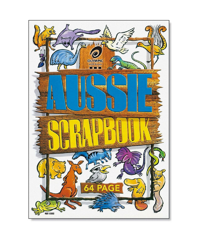 Olympic Scrapbook Aussie 60gsm 335x240mm 64 pages