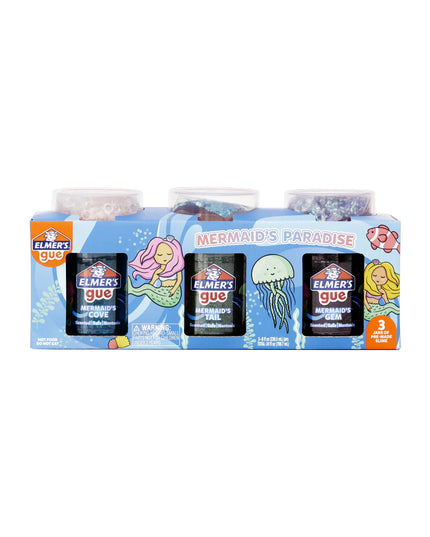 Elmer's Premade Slime Mermaid's Paradise Gue 3 Pack