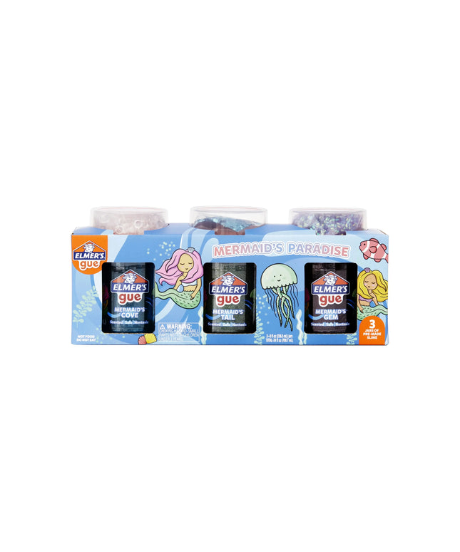 Elmer's Premade Slime Mermaid's Paradise Gue 3 Pack