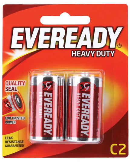 Eveready C Heavy Duty Battery 2 Pack
