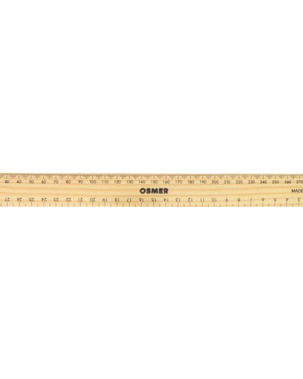 Osmer Wooden Ruler (30cm)