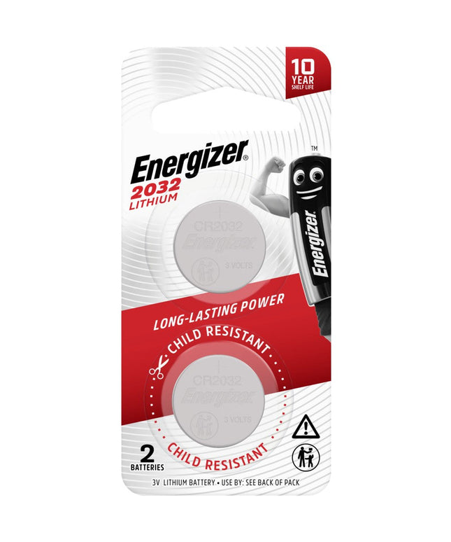 Energizer 3V Lithium Coin Battery 2032 2PK