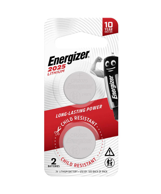 Energizer 3V Lithium/Coin 2025 2 Pack