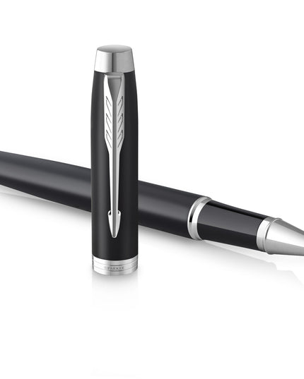 Parker IM Black Chrome Trim Rollerball Pen