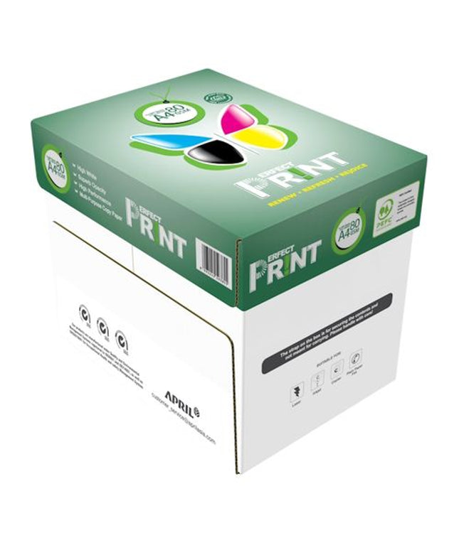 Perfect Print Copy Paper A4 80gsm White 5 Reams