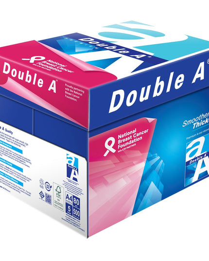 Double A Premium Copy Paper A4 80gsm White 5 Reams