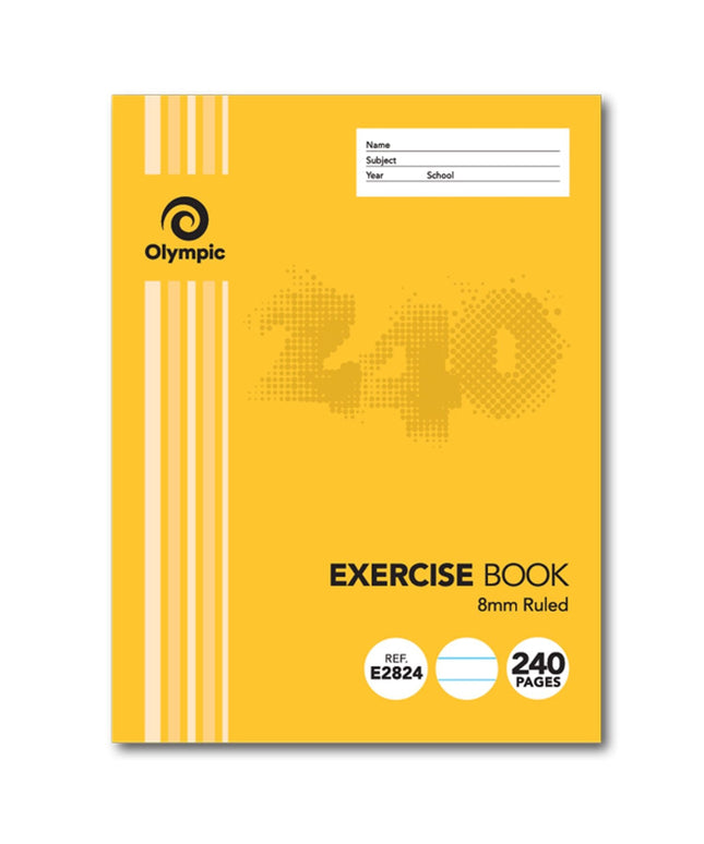 Olympic Exercise Book 225x175mm 240 Page 8mm