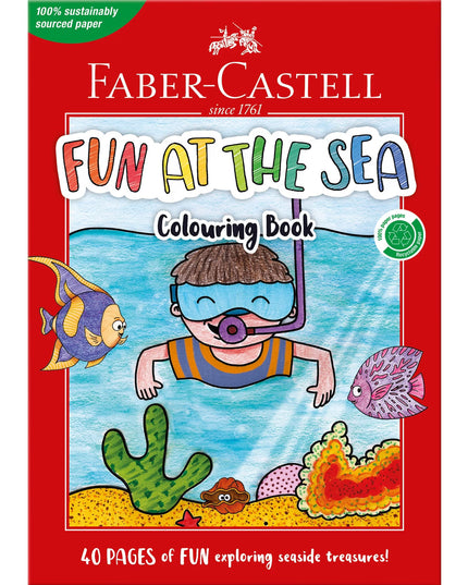 Faber Castell Fun at the Sea Colouring Book (40 Pages)
