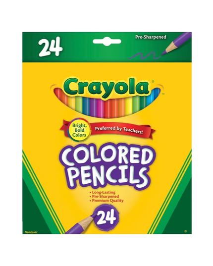 Crayola Coloured Pencils 24 Pack