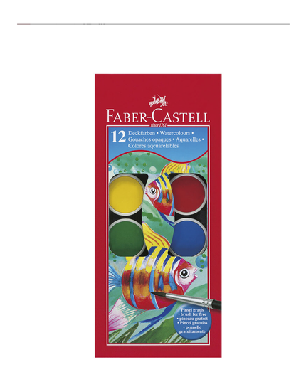 Faber-Castell Blendable School Watercolour Paint Pan