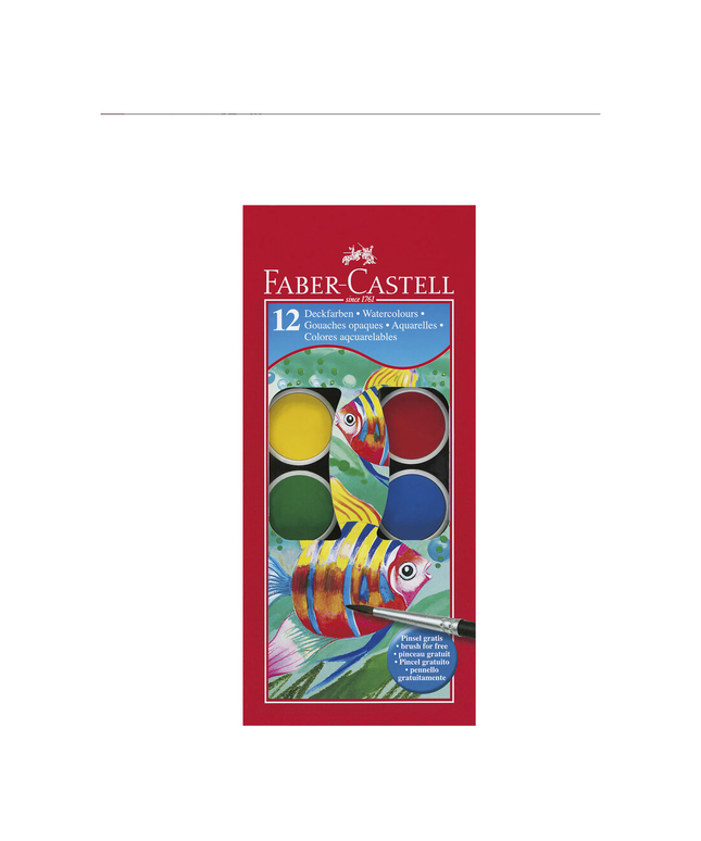 Faber-Castell Blendable School Watercolour Paint Pan