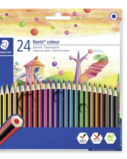 Staedtler Noris Coloured Pencils 24 Pack