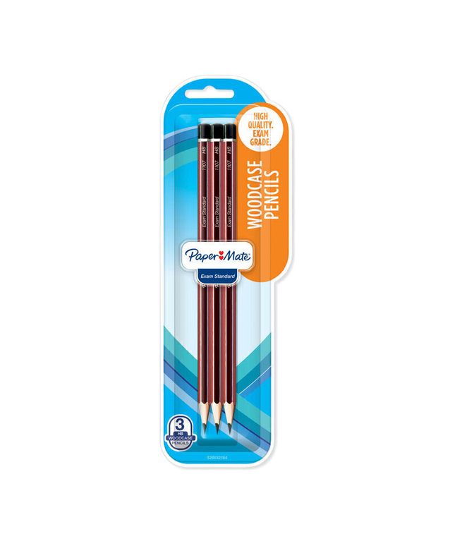 Papermate HB Woodcase Pencil (3 Pencils)