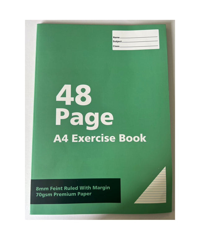 Premier A4 Exercise Books Ruled (48 Pages)