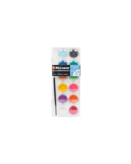 Micador Watercolour Palette Stylist 12 Disc