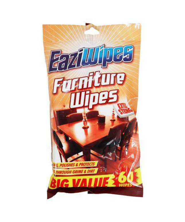 EaziWipes Furniture Wipes 60 Pack (16 x 20cm)