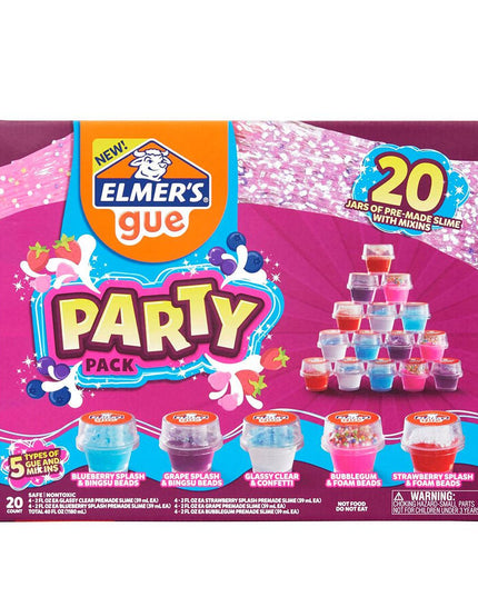 Elmer's Gue Premade Slime - Party Pack