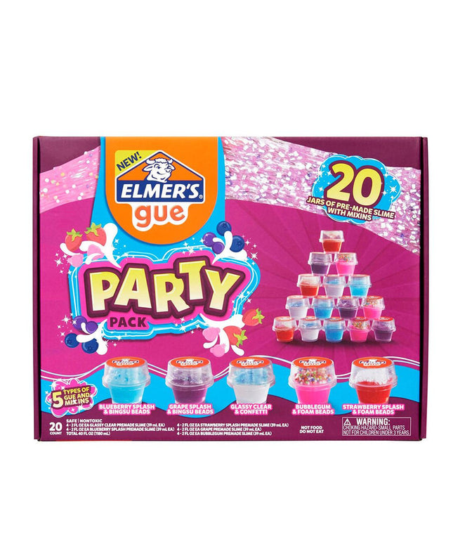 Elmer's Gue Premade Slime - Party Pack