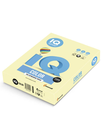 Mondi IQ A4 Colour Copy Paper 80GSM Yellow - 1 Ream