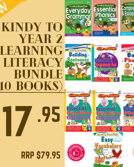 Kindy to Year 2 Literacy Bundle (10 Books)