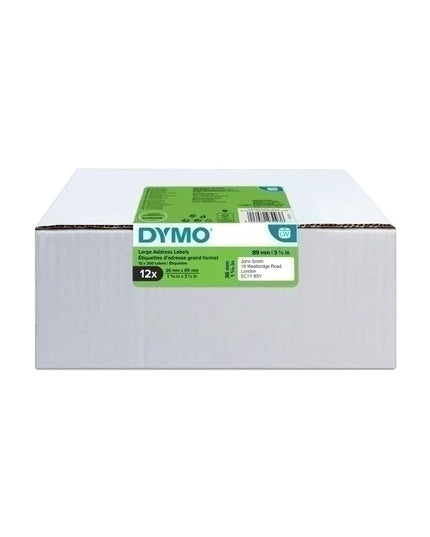 DYMO LabelWriter Large Address Labels (36mm x 89mm) 12PK