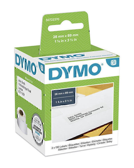 DYMO LabelWriter Address Labels 12PK (28mm x 89mm)