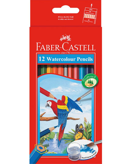 Faber-Castell Regular Watercolour Pencils 12 Pk