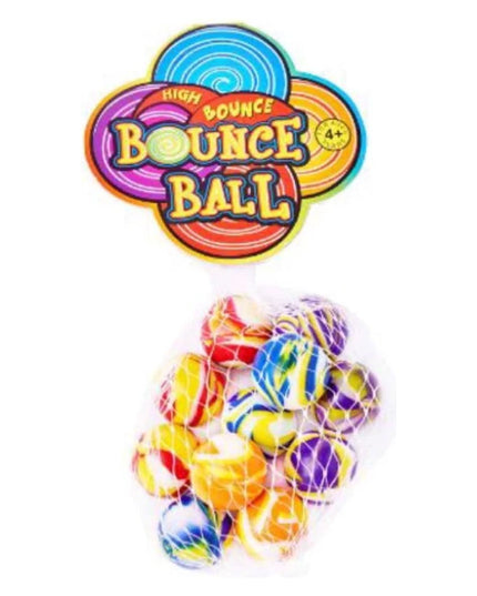 High Bounce Bouncy Balls - Assorted Colours (Pack of 10)