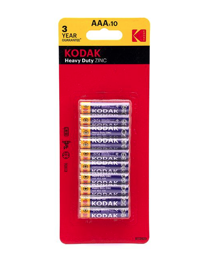Kodak AAA Heavy Duty Battery 10 Pack