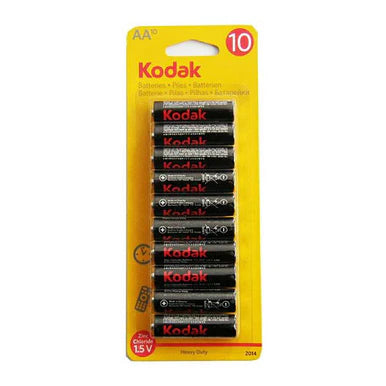 Kodak AA Heavy Duty Battery 10 Pack