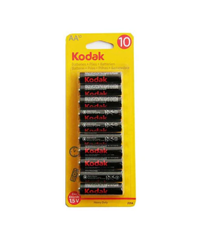 Kodak AA Heavy Duty Battery 10 Pack