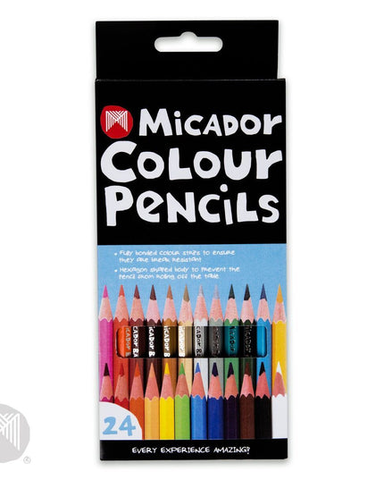 Micador M.Shield 24 Pack Colour Pencils