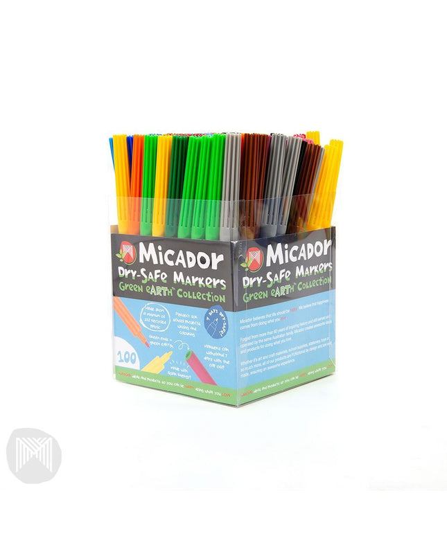 Micador Dry Safe Markers 100 Pack