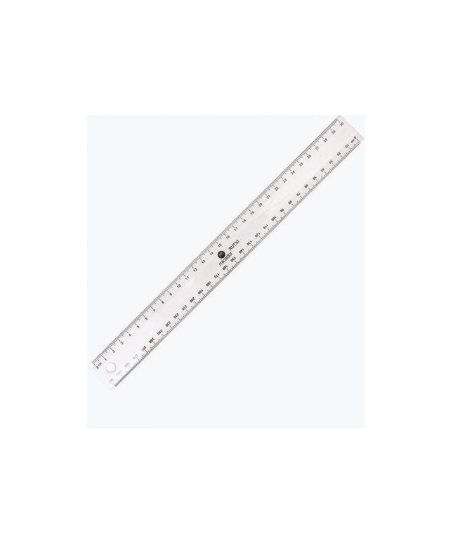 Micador 30cm Clear Plastic Ruler