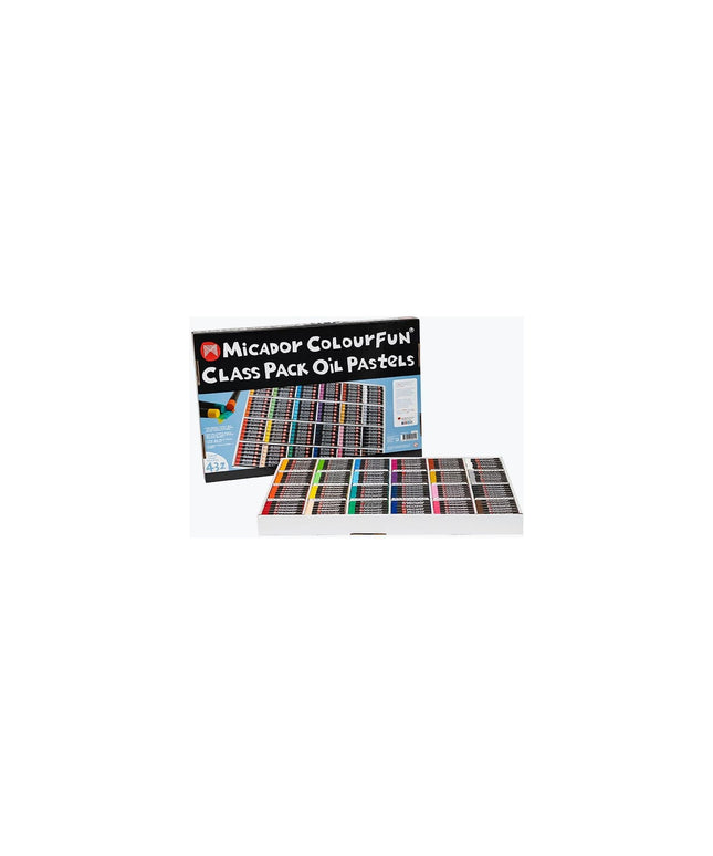 Micador Colourfun Oil Pastels Class Pack of 432