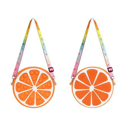 Orange Pop It Purse