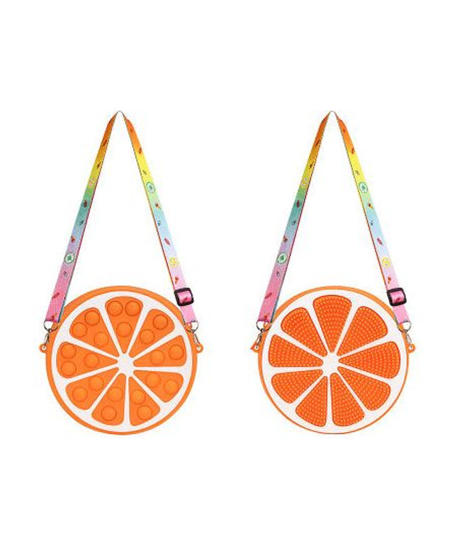 Orange Pop It Purse