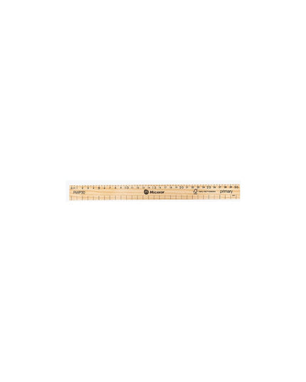 Micador 30cm Wooden Ruler