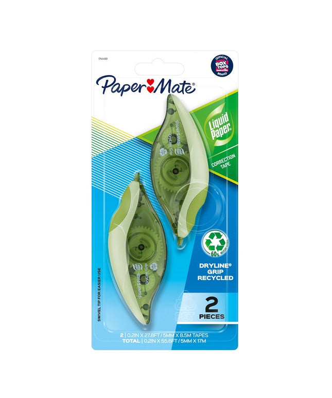 Liquid Paper Dryline Recycled Correction Tape 2 Pack